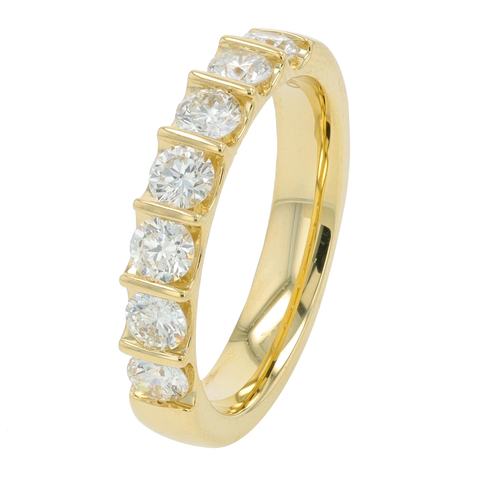 14K YG 1 CT Diamond Band