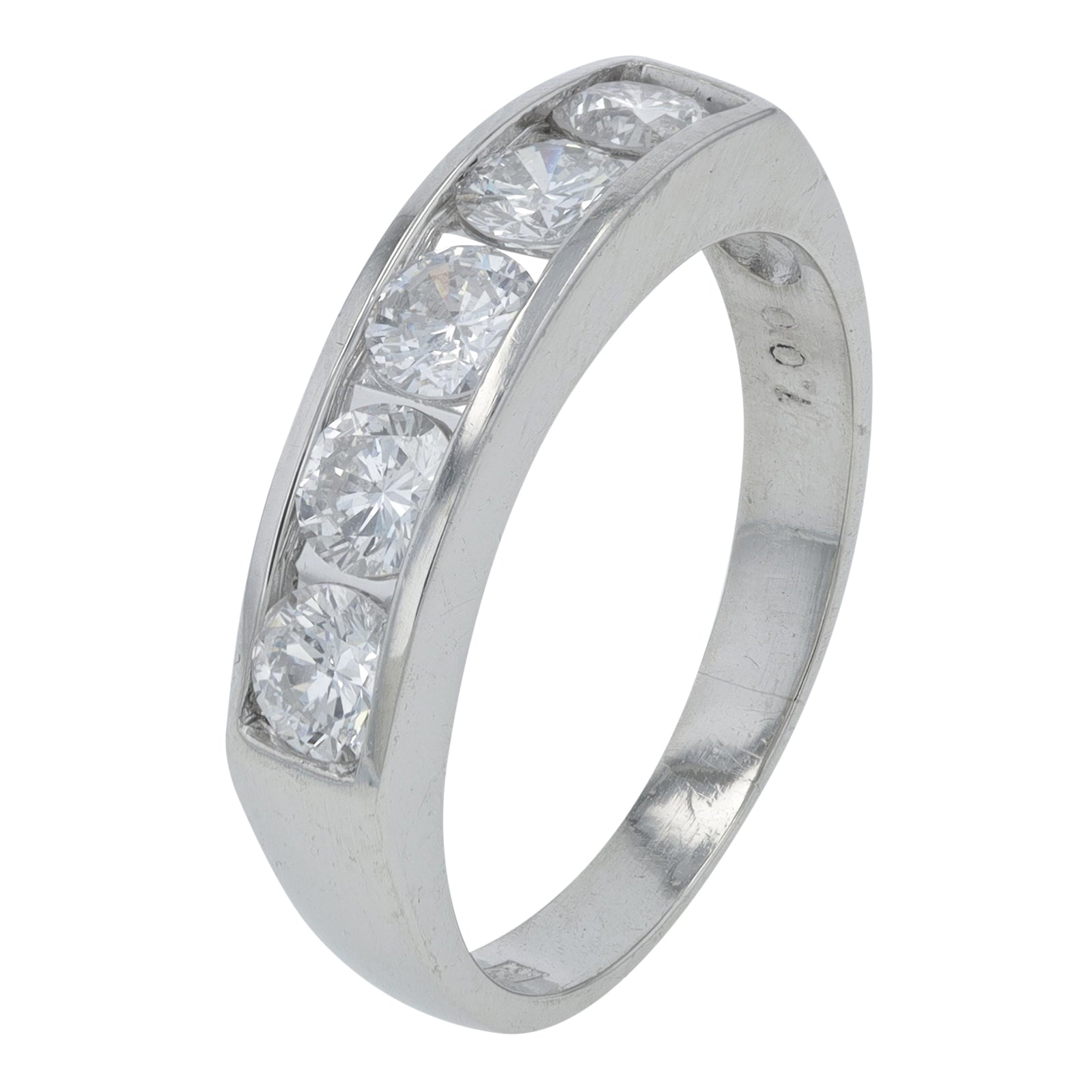 PT900 1 CT Diamond Band