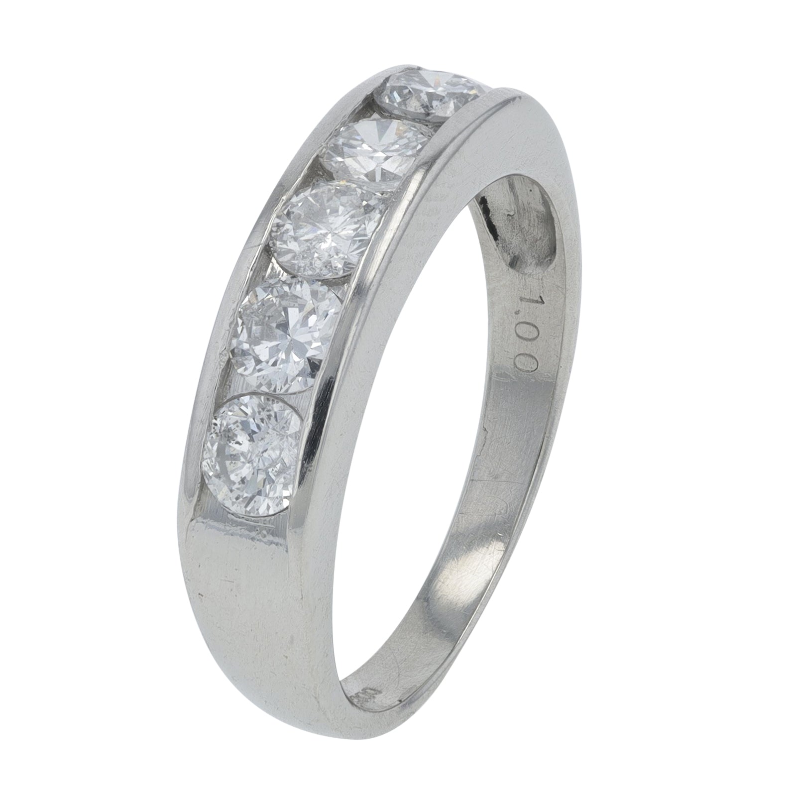 PT900 1 CT Diamond Band