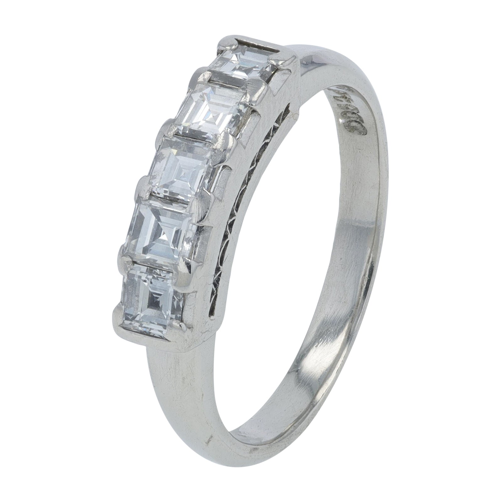 PT900 .55 CT Diamond Band
