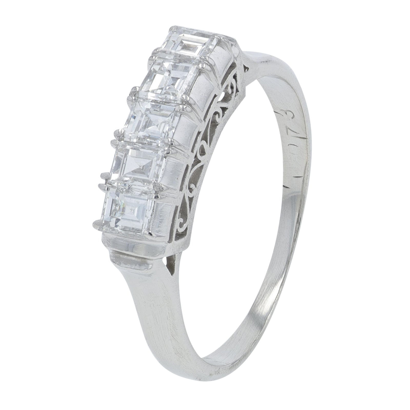 PT900 .73 CT Diamond Band