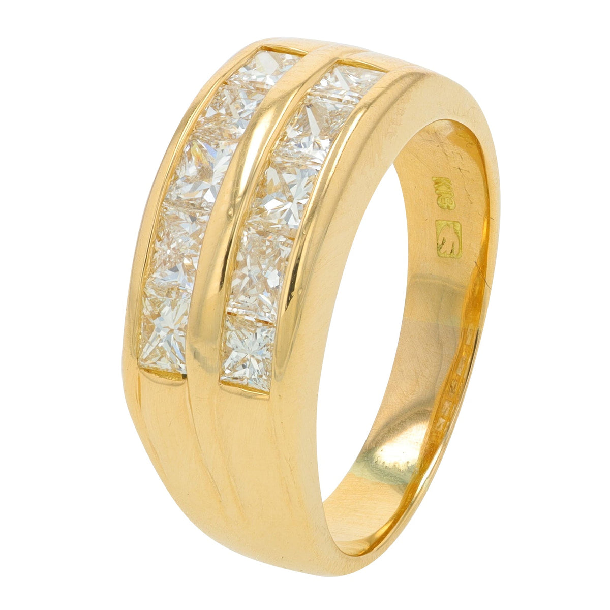 18K YG 1.51 CT Diamond Band