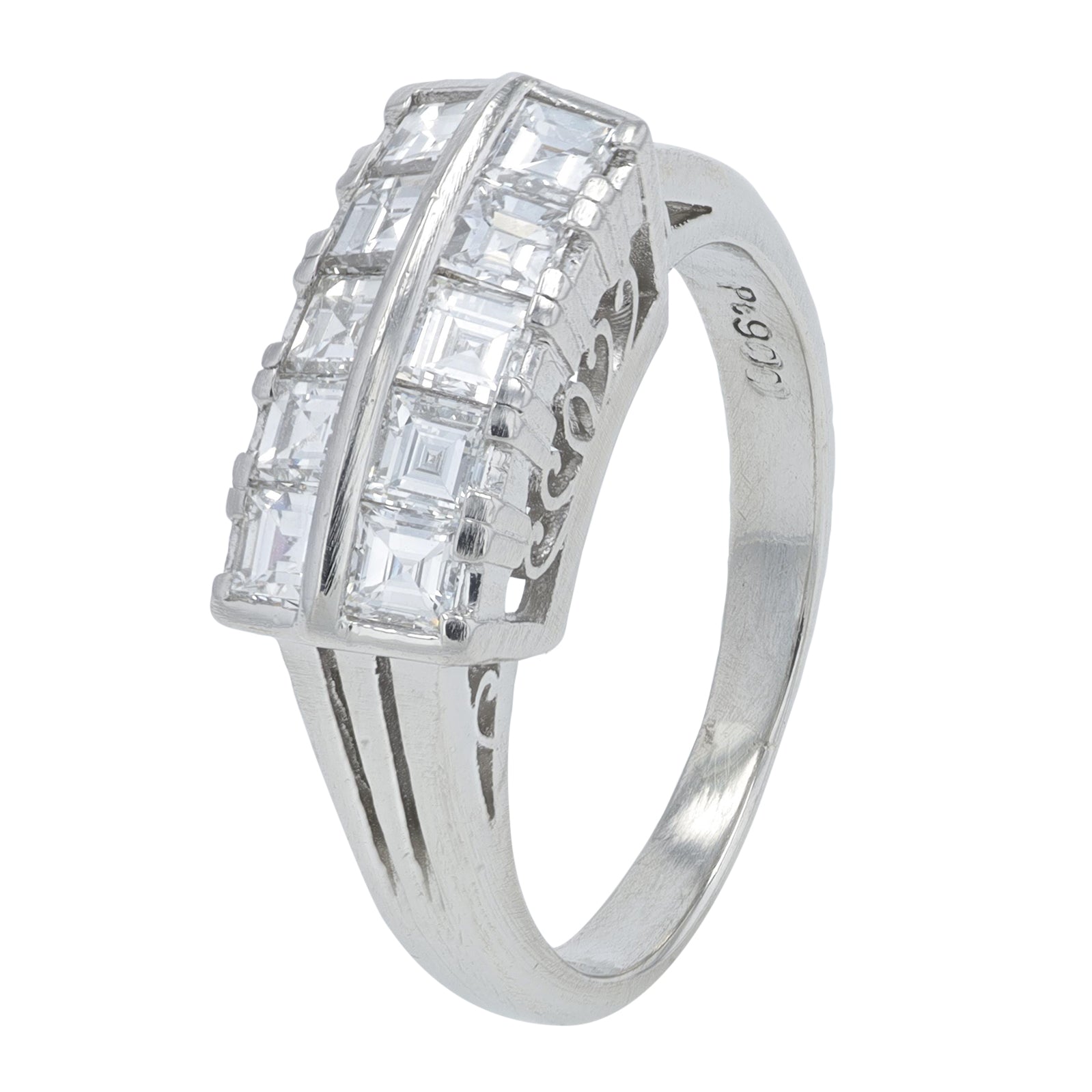 PT900 .81 CT Diamond Band