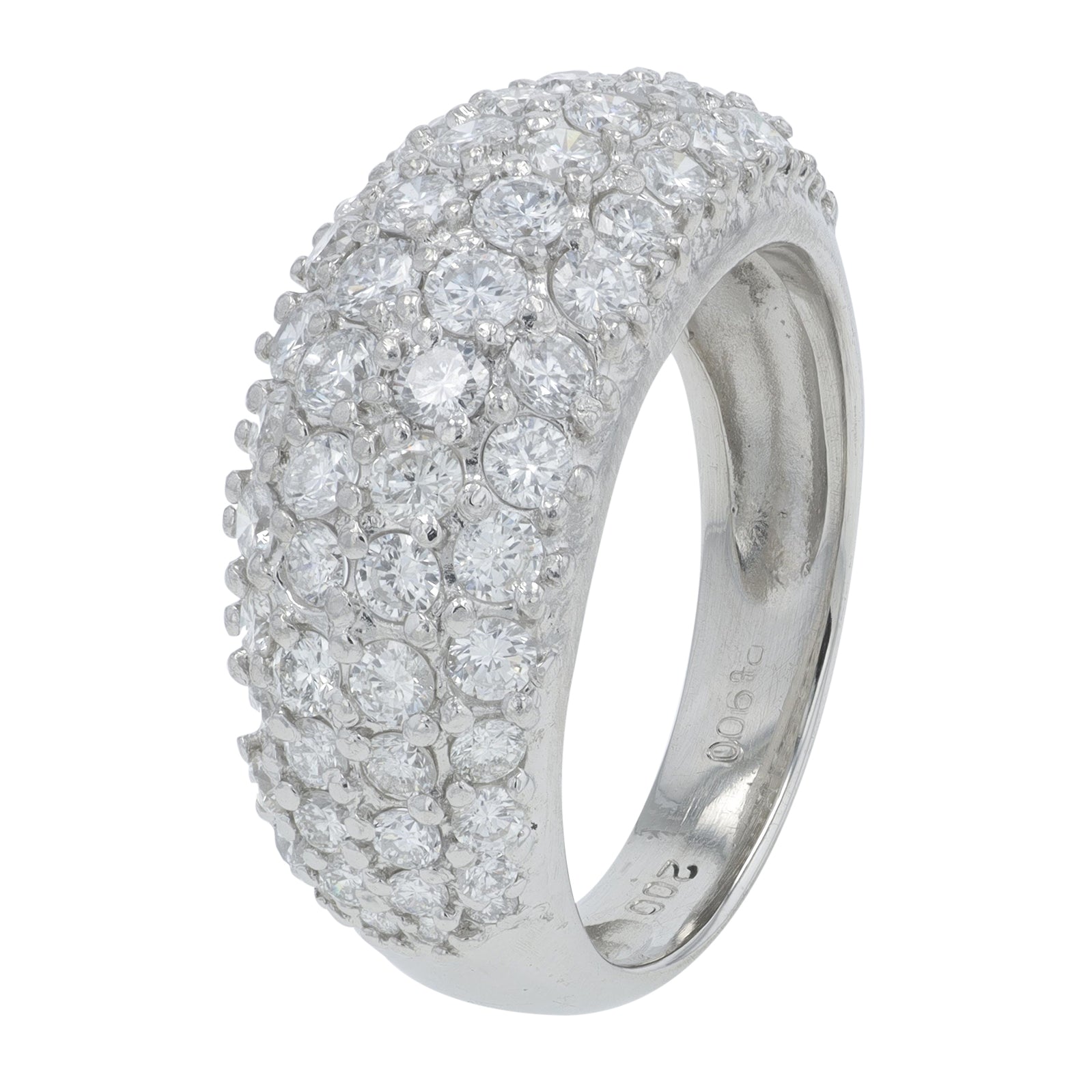 PT900 2 CT Diamond Band