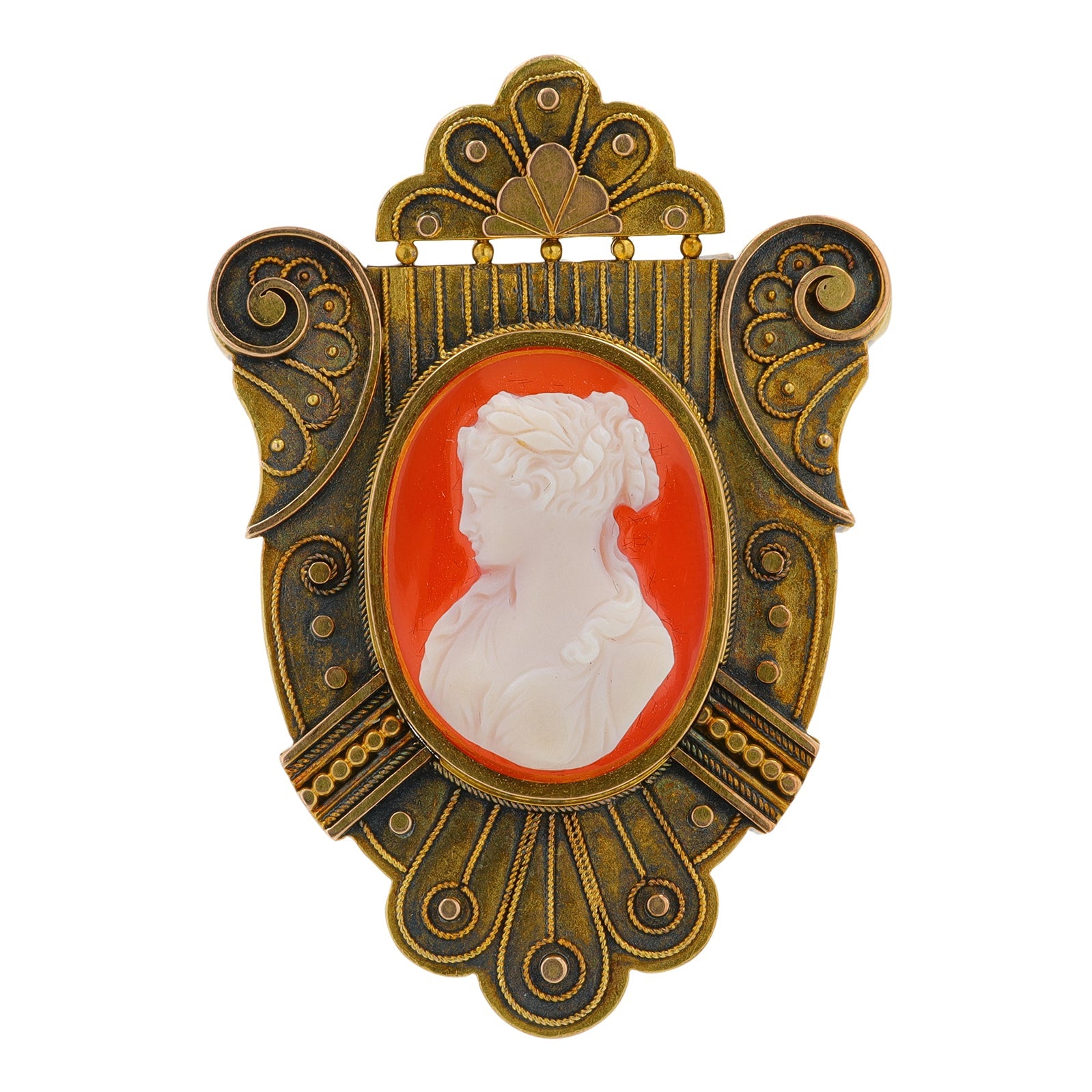 14K YG Cameo
