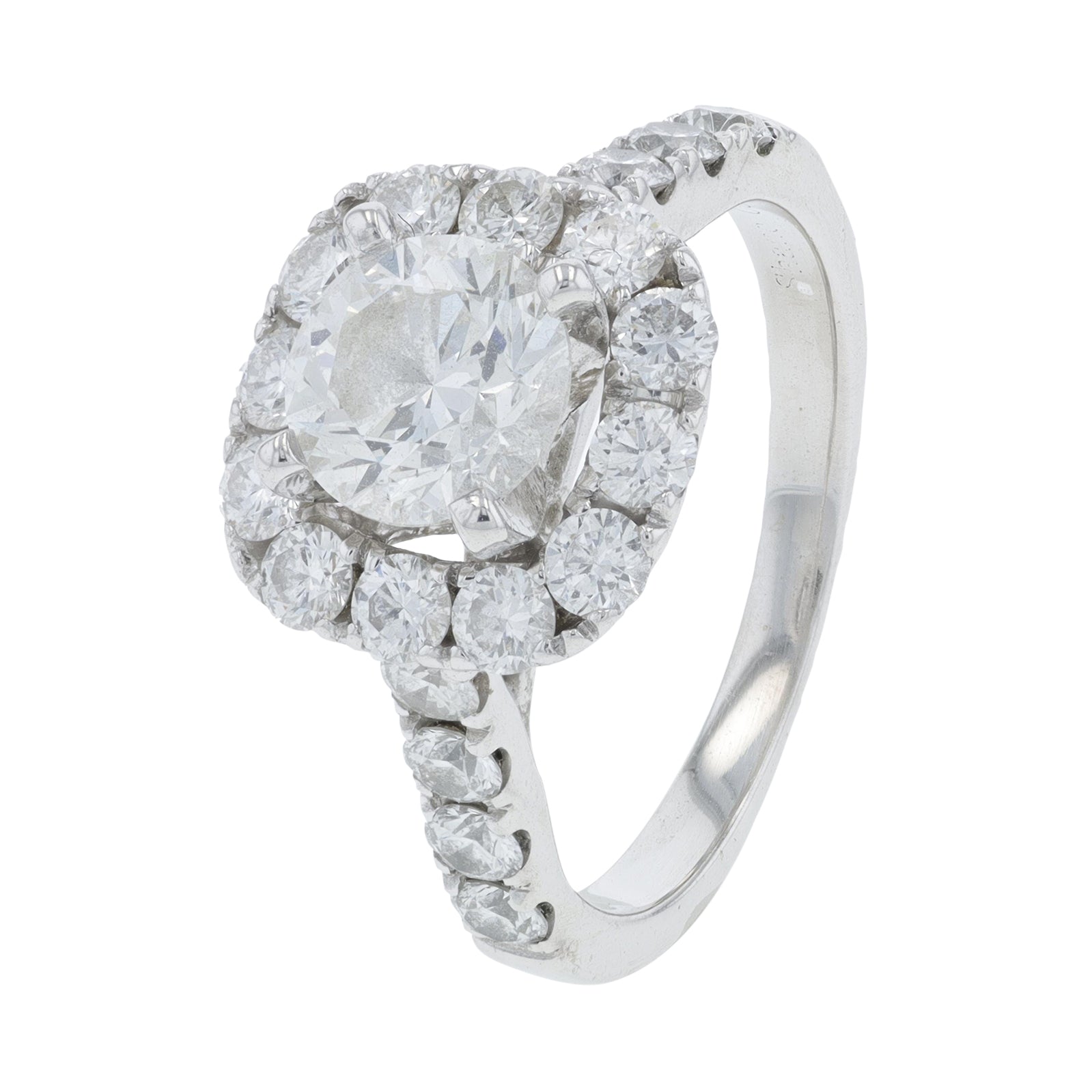 14K WG 1.50 CTW Diamond Bridal Set<p><strong>GIA Available</p></strong>