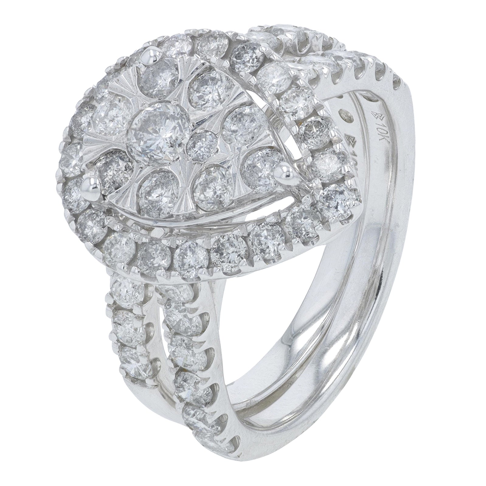 10K WG 2 CT Diamond Bridal Set