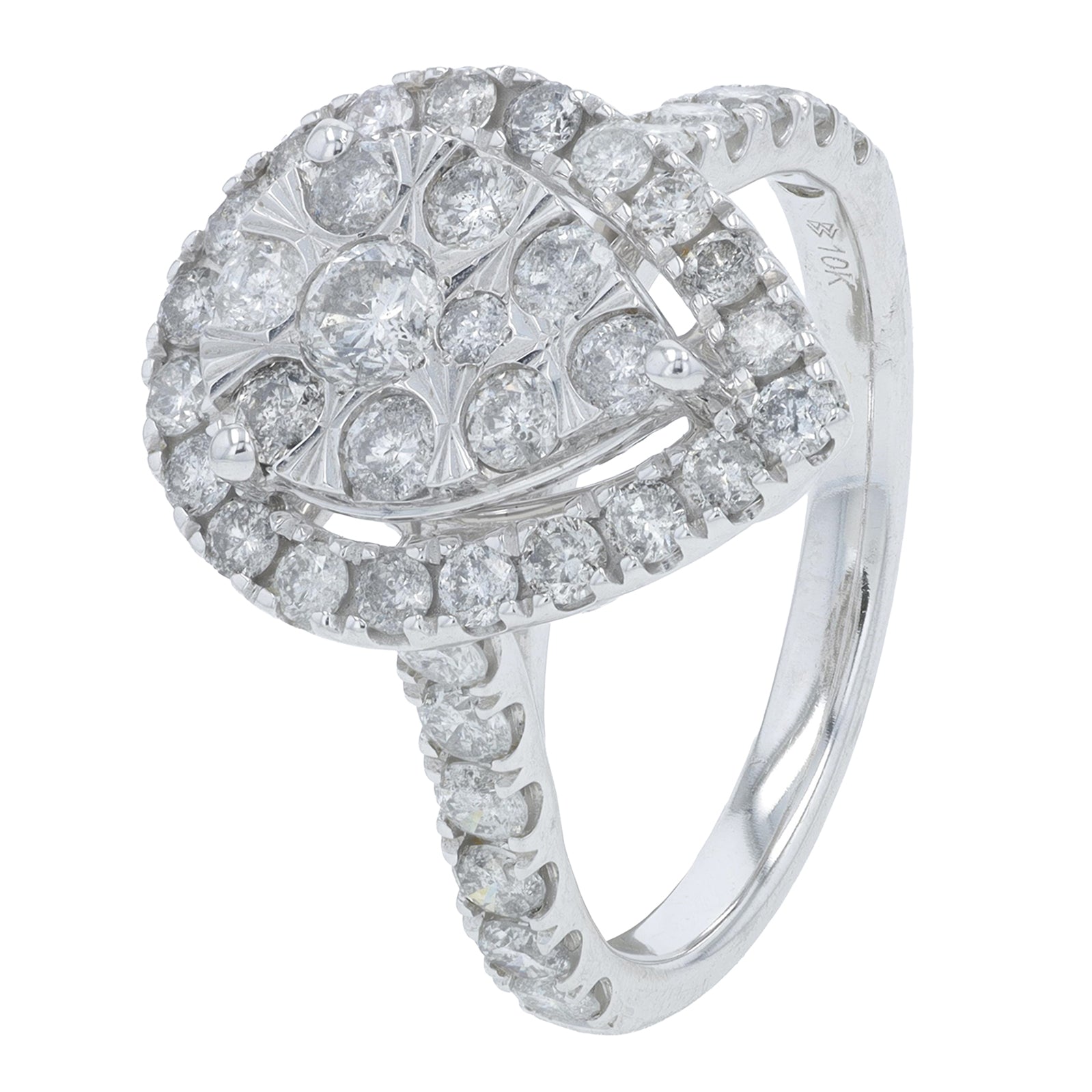 10K WG 2 CT Diamond Bridal Set
