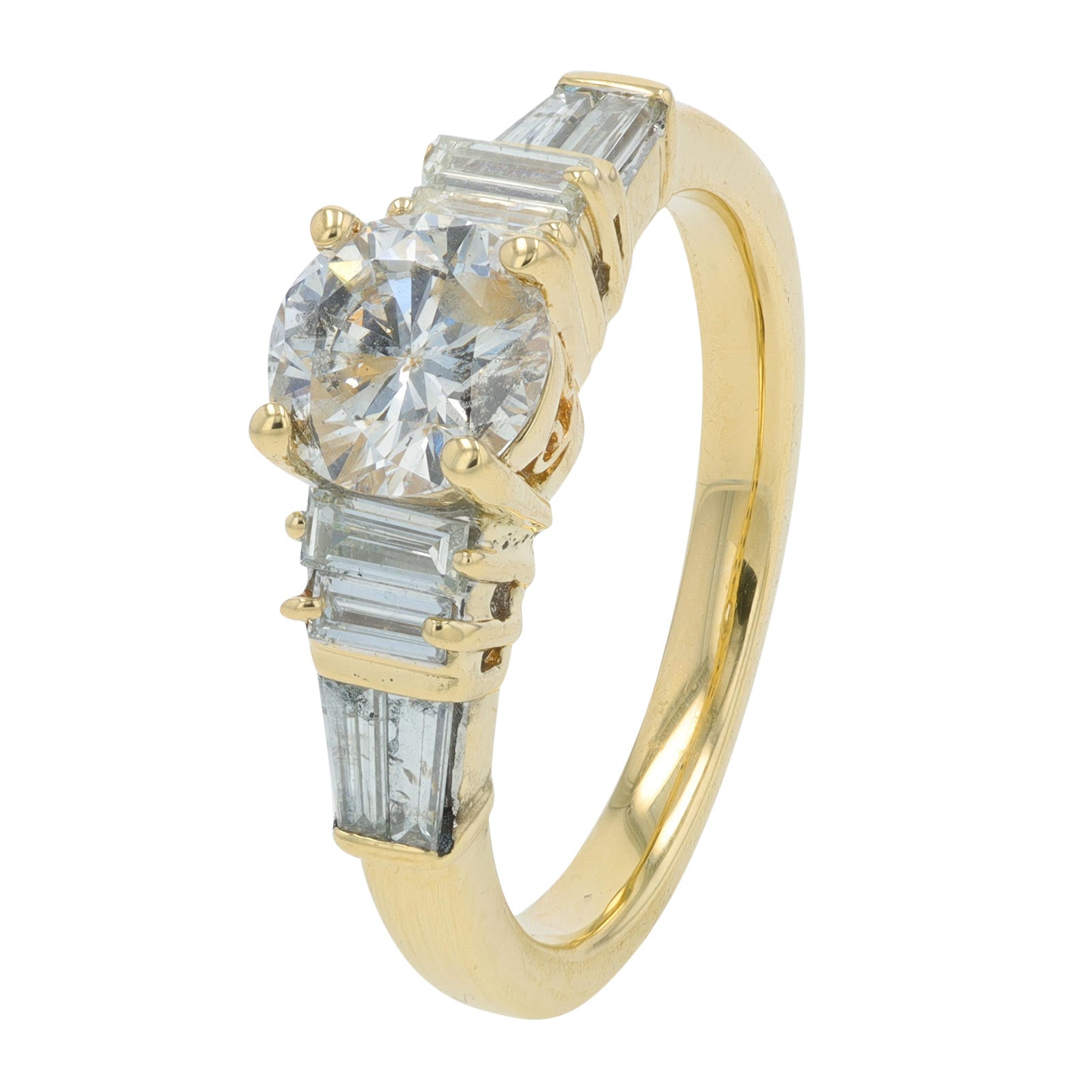14K YG 2.20 CT Diamond Bridal Set