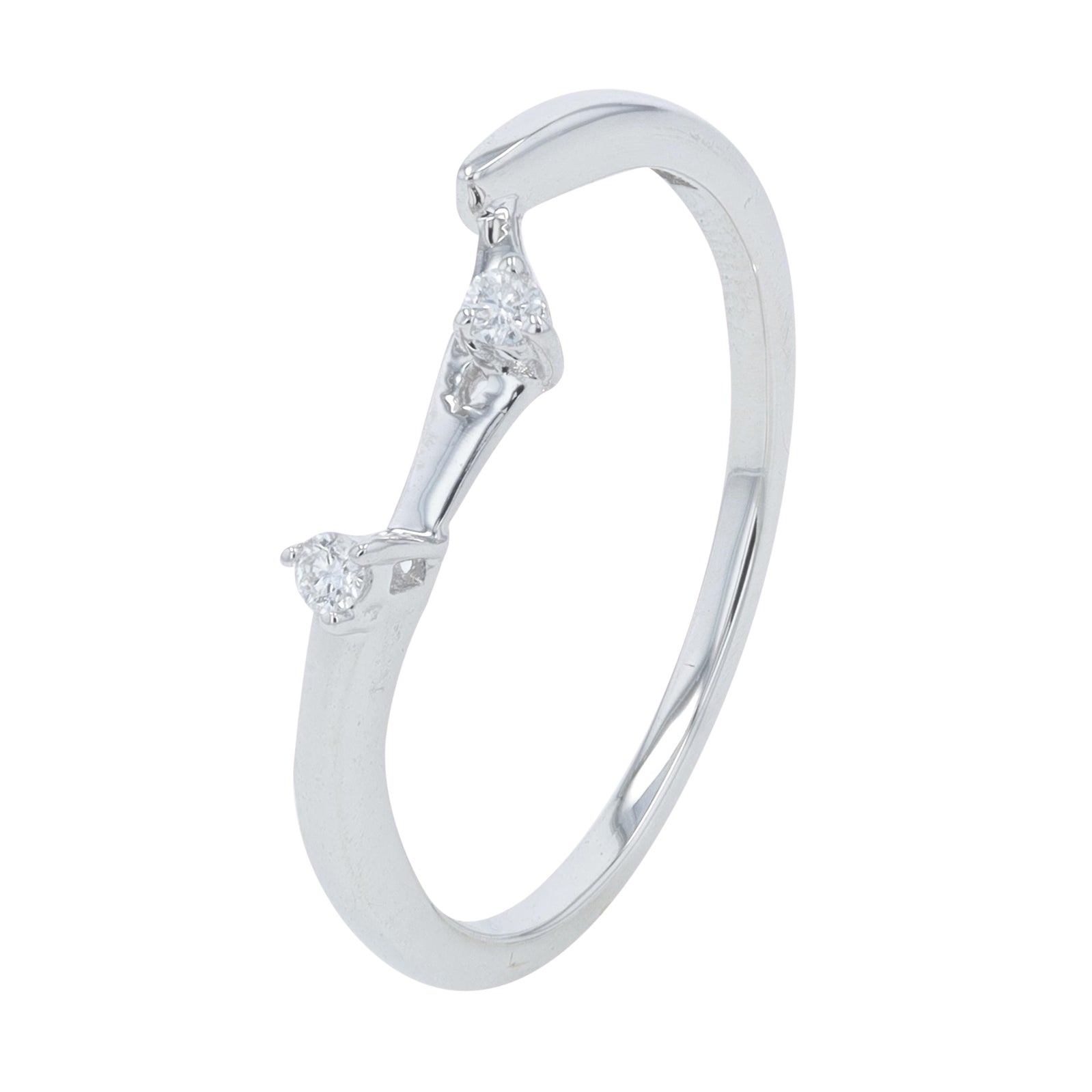 10K WG .25 CT Diamond Bridal Set