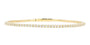 14K YG 1 CT Diamond Bangle