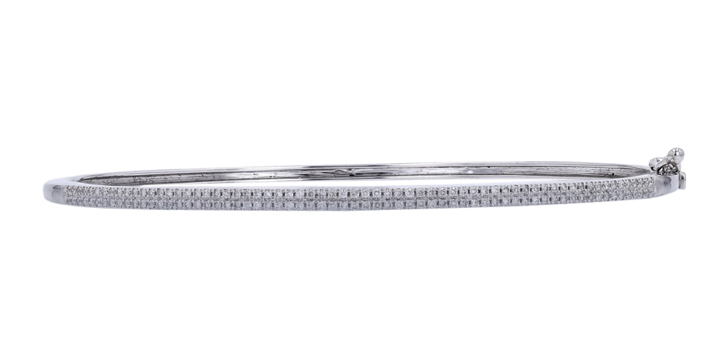 14K .35 CTW Diamond Oval Bangle<p><strong>More Colors Available</p></strong>