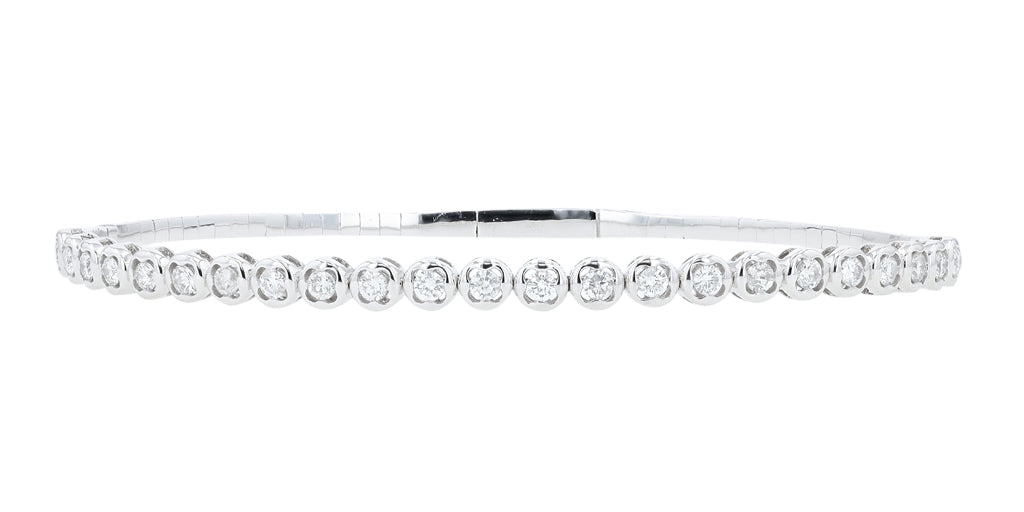 14K .83 CTW Diamond Bangle<p><strong>More Colors Available</p></strong>