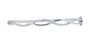 10K WG .50 CTW Diamond Crossover Bangle