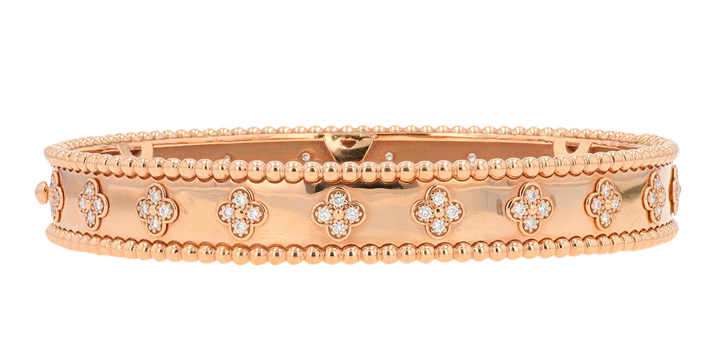18K RG 1.60 CT Diamond Bangle