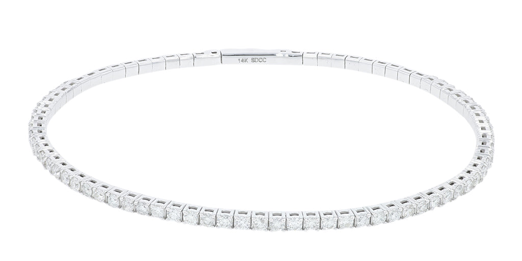 14K 1.50 CTW Diamond Bangle<p><strong>More Colors Available</p></strong>