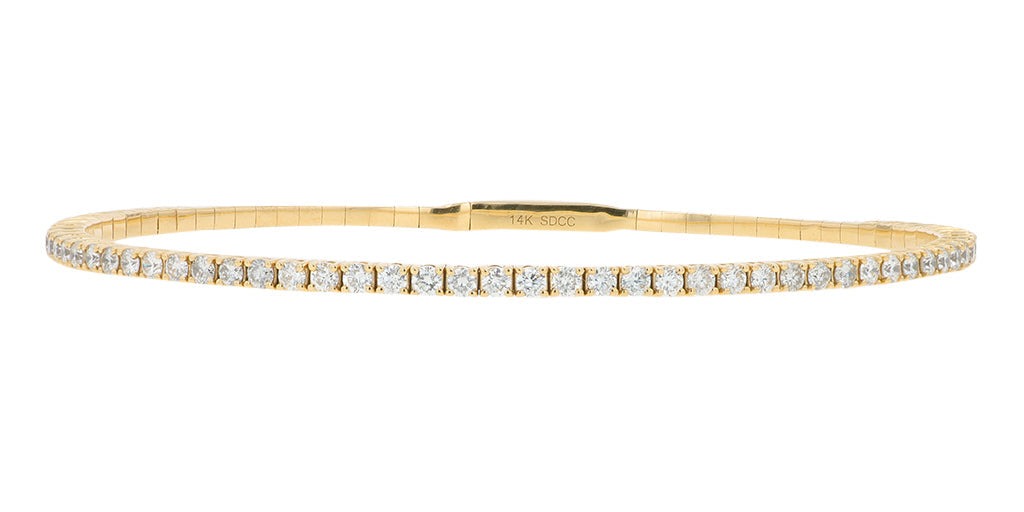 14K 1.50 CTW Diamond Bangle<p><strong>More Colors Available</p></strong>