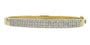 14K YG 2 CTW Diamond Bangle
