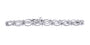10K WG 1 CT Diamond Open Link Bracelet