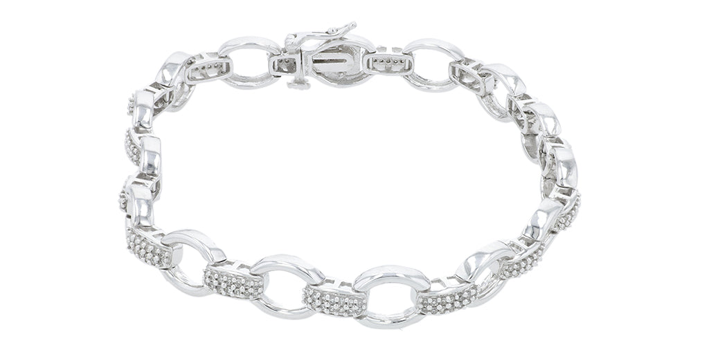 10K WG .75 CT Diamond Bracelet
