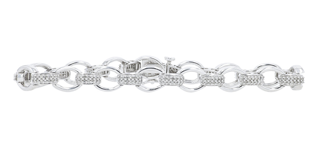 10K WG .75 CT Diamond Bracelet