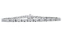 10K WG 2 CTW Diamond Channel Set Bracelet