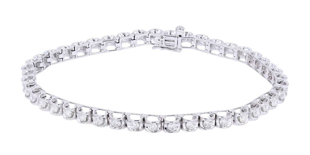 14K WG 2 CTW Diamond Bracelet<p><strong>$1,199</p></strong>