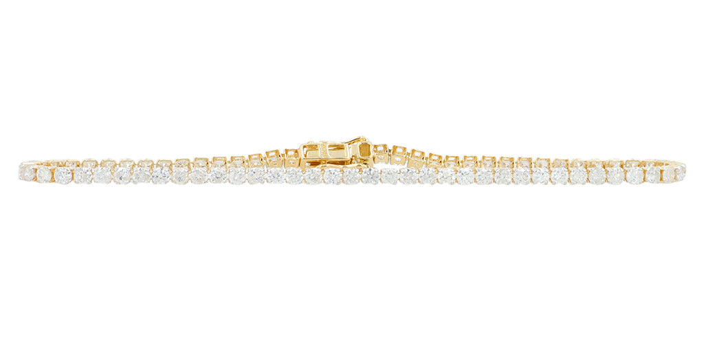 14K 3.50 CTW Diamond Tennis Bracelet<p><strong>More Colors Available</p></strong>