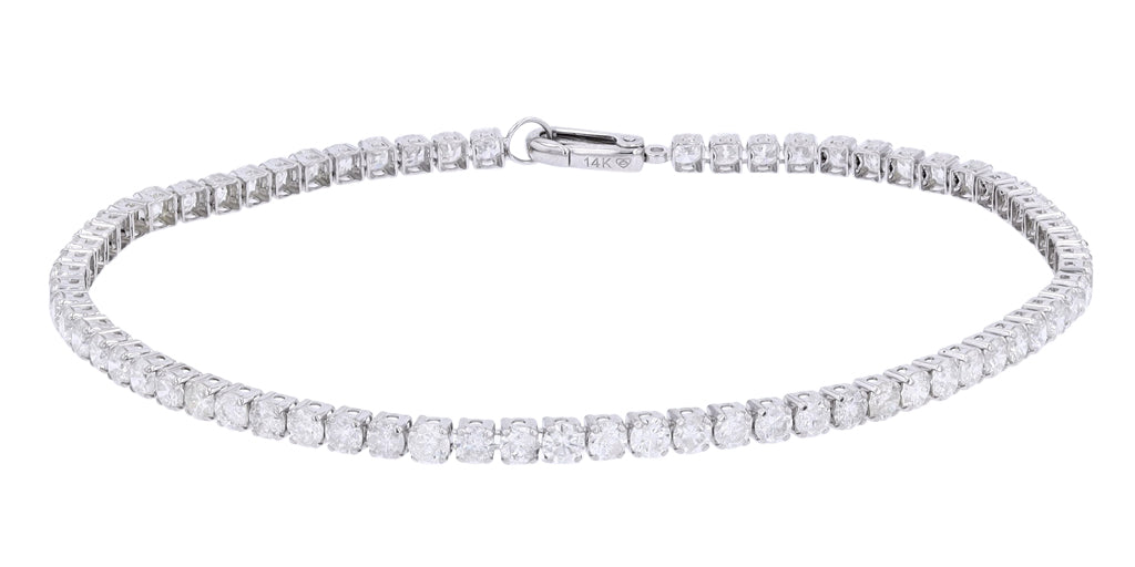 14K 3.50 CTW Diamond Tennis Bracelet<p><strong>More Colors Available</p></strong>