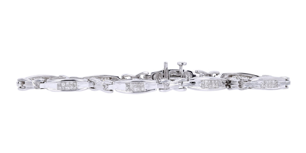 14K WG 2 CTW Diamond Bracelet
