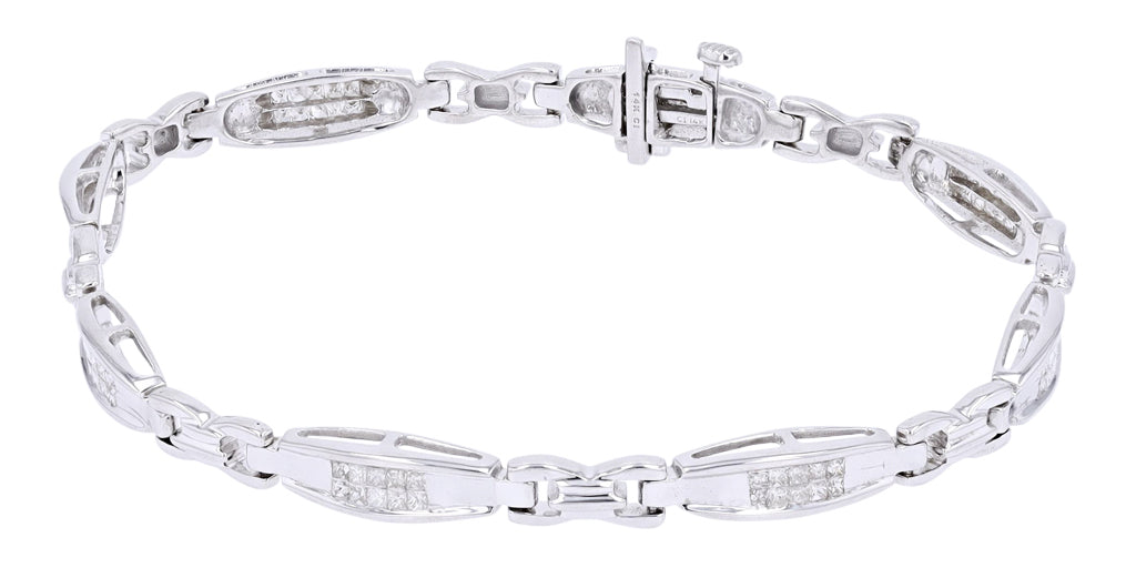 14K WG 2 CTW Diamond Bracelet