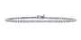 14K White Gold Diamond Straight Line Tennis Bracelet