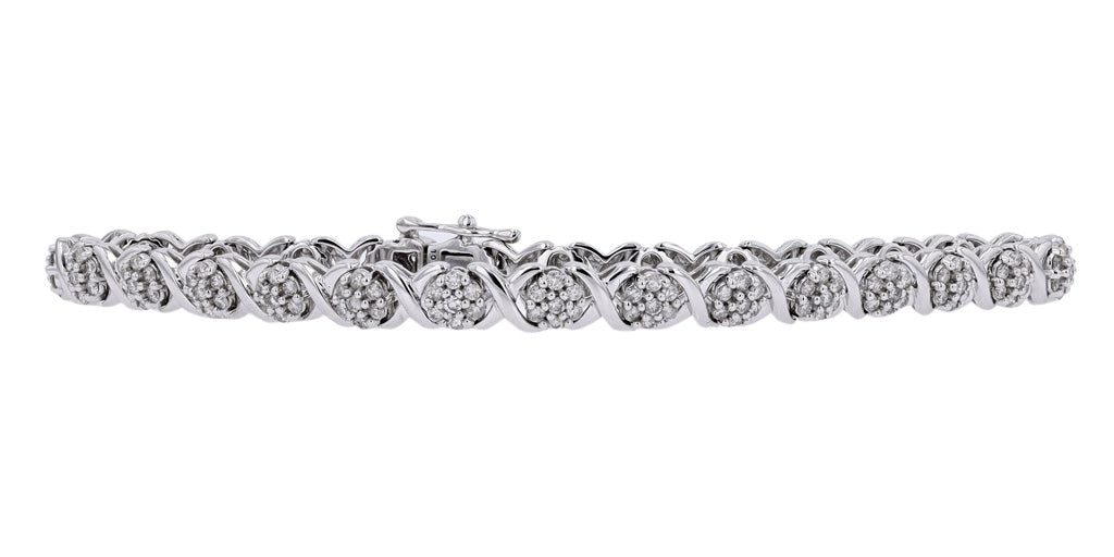 10K WG 2 CT Diamond Bracelet