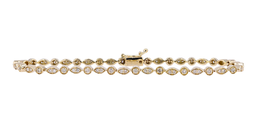 14K 3/4 CT Diamond Bracelet<p><strong>More Colors Available</p></strong>