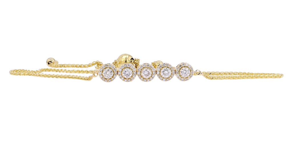 14K Diamond Bolo Bracelet<p><strong>More Colors Available</p></strong>