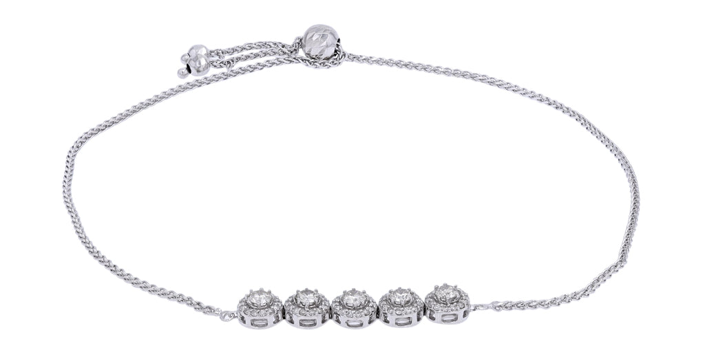 14K Diamond Bolo Bracelet<p><strong>More Colors Available</p></strong>