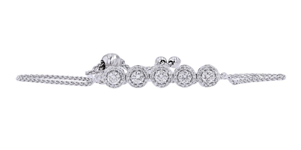 14K Diamond Bolo Bracelet<p><strong>More Colors Available</p></strong>
