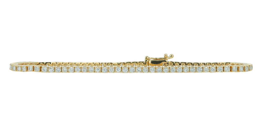 14K YG 2 CTW Diamond Bracelet