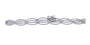 10K WG 1 CTW Open Design Diamond Bracelet