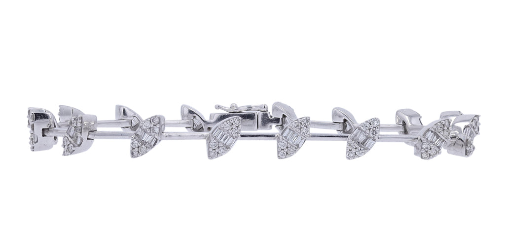 18K WG 2.65 CTW Diamond Bracelet