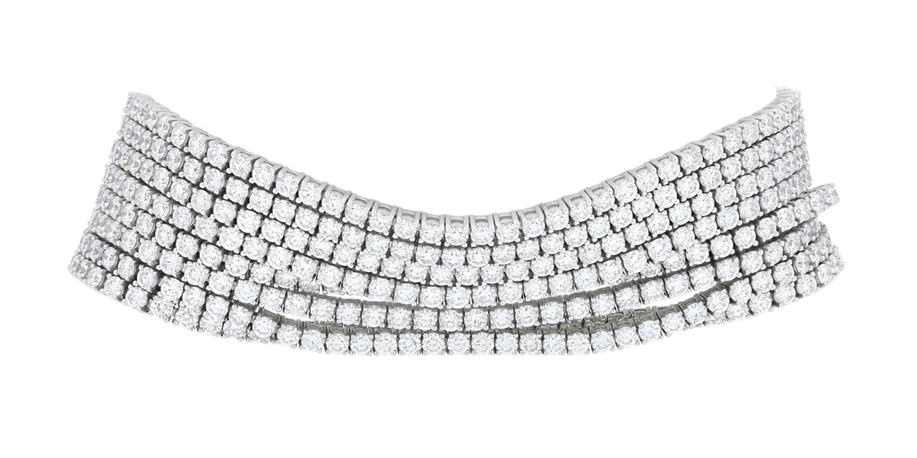 14K WG 28.40 CT Diamond Bracelet