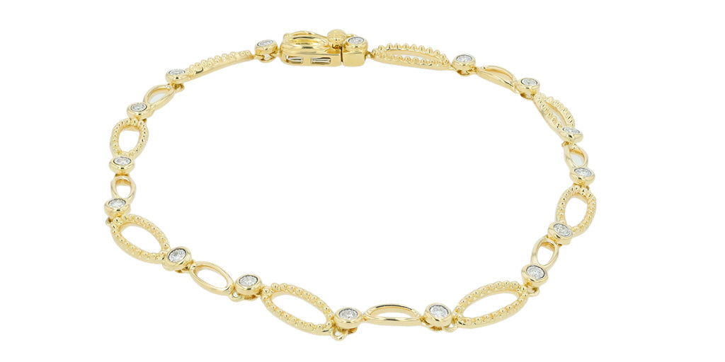 14K 0.16 CT Diamond Bracelet<p><strong>More Colors Available</p></strong>