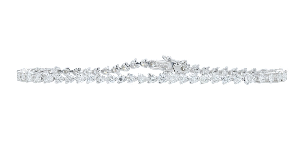 18K WG 3 CT Diamond Tennis Bracelet