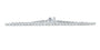 10K WG 2 CT Diamond Bracelet