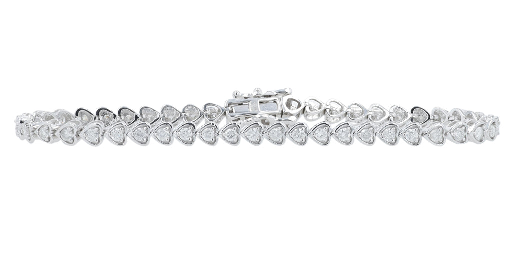 14K WG 2 CT Diamond Bracelet