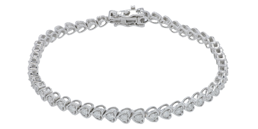 14K WG 2 CT Diamond Bracelet