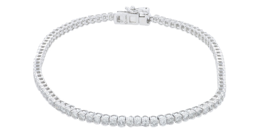 14K WG 2 CT Diamond Bracelet