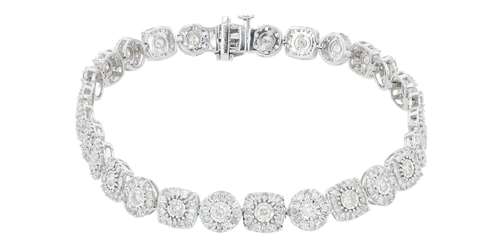 10K WG 4 CT Diamond Bracelet