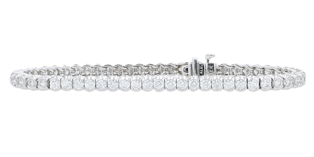 18K WG 4.27 CTW Diamond Bracelet