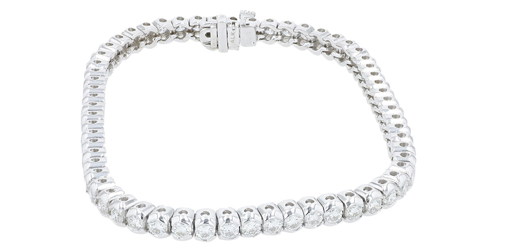 18K WG 4.27 CTW Diamond Bracelet